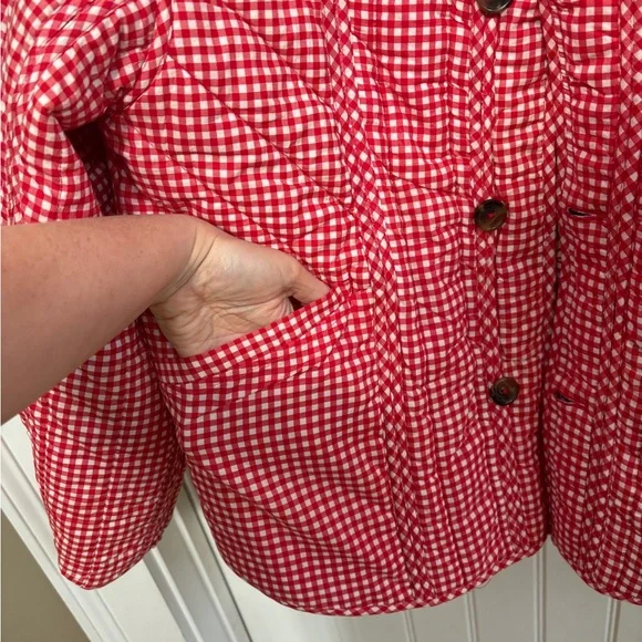 Damson Madder Reversible Quilted Macy Jacket - Picture 7 of 8